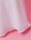 preiswerte Kleider für die Blumenmädchen-Prinzessin Boden-Länge Blumenmädchenkleid Erstkommunion Süßes Ballkleid Chiffon mit Schärpe / Band Fit 3-16 Jahre