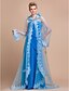 cheap Wraps &amp; Shawls-Long Sleeve Capes Organza Wedding / Party Evening Wedding  Wraps / Hoods &amp; Ponchos With Embroidery