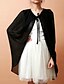 cheap Wraps &amp; Shawls-Sleeveless Capes Chiffon Party Evening Wedding  Wraps / Hoods &amp; Ponchos With