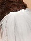 cheap Wedding Veils-Three-tier Pencil Edge Wedding Veil Fingertip Veils with Embroidery 47.24 in (120cm) Tulle A-line, Ball Gown, Princess, Sheath / Column, Trumpet / Mermaid / Classic