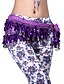cheap Belly Dancewear-Performance Dancewear Chiffon with Shell Design Coins Belly Dance Belt For Ladies(More Colors)