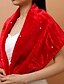 cheap Wraps &amp; Shawls-Fashion Faux Fur Evening Party /Wedding Shawl/Wraps With Pearls(More Colors)