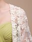 cheap Wraps &amp; Shawls-Beautiful Half Sleeves Lace Bridal Jacket/ Wedding Wrap
