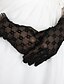 cheap Party Gloves-Lace / Cotton Wrist Length Glove Charm / Stylish / Party / Evening Gloves With Embroidery / Solid