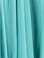 cheap Evening Dresses-Sheath / Column Dress Prom Formal Evening Floor Length Sleeveless Straps Chiffon with Criss Cross Beading Draping 2024