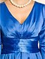זול TS שמלות-כחול שמלה כל העונות וינטאג&#039; כחול