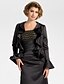 cheap Wraps &amp; Shawls-Long Sleeve Coats / Jackets Satin Wedding / Party Evening Wedding  Wraps With