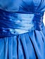 זול TS שמלות-כחול שמלה כל העונות וינטאג&#039; כחול