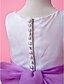 cheap Flower Girl Dresses-Princess Floor Length Flower Girl Dresses Wedding Party Organza Sleeveless Jewel Neck with Sash / Ribbon / Fall / Winter / Spring