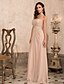 cheap Special Occasion Dresses-Sheath / Column Open Back Pastel Colors Prom Formal Evening Military Ball Dress Strapless Sweetheart Neckline Spaghetti Strap Floor Length Chiffon with Criss Cross Beading 2020