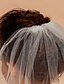 cheap Wedding Veils-Wedding Veil One-tier Elbow Veils Pencil Edge 27.56 in (70cm) Tulle Ivory A-line, Ball Gown, Princess, Sheath/ Column, Trumpet/ Mermaid