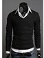 preiswerte Überbekleidung-Herren V-Ausschnitt Basic-Solid Color Sweater