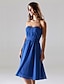 cheap The Wedding Store-Ball Gown / A-Line Bridesmaid Dress Sweetheart Neckline / Strapless Sleeveless All Celebrity Styles Tea Length Chiffon with Ruched / Draping 2022 / Open Back