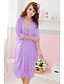 cheap Pajamas &amp; Loungewear-Women&#039;s V Neck Satin &amp; Silk Robes Babydoll &amp; Slips Pajamas Solid Colored