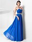 cheap Special Occasion Dresses-Ball Gown Open Back Prom Formal Evening Military Ball Dress Sweetheart Neckline Sleeveless Floor Length Chiffon with Criss Cross Beading Draping 2023