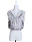 cheap Fur Coats-Fur Vest With Collarless In Faux Fur Casual/Party Vest