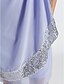 cheap Special Occasion Dresses-Sheath / Column Chic &amp; Modern Dress Holiday Knee Length Sleeveless One Shoulder Chiffon with Pleats Sequin 2022