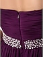cheap Special Occasion Dresses-Sheath / Column Open Back Dress Prom Floor Length Sleeveless Halter Neck Chiffon with Criss Cross Beading 2022