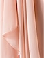 cheap Special Occasion Dresses-Sheath / Column Open Back Dress Prom Formal Evening Floor Length Sleeveless One Shoulder Chiffon with Beading Draping 2023
