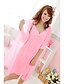 cheap Pajamas &amp; Loungewear-Women&#039;s V Neck Satin &amp; Silk Robes Babydoll &amp; Slips Pajamas Solid Colored
