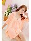 cheap Pajamas &amp; Loungewear-Women&#039;s V Neck Satin &amp; Silk Robes Babydoll &amp; Slips Pajamas Solid Colored