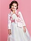 cheap Wraps &amp; Shawls-Long Sleeve Shrugs Satin Wedding / Party Evening Kids&#039; Wraps With Ruched