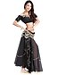 cheap Belly Dancewear-Dancewear Chiffon and Velvet Belly Dance Outfit For Ladies More Colors