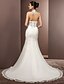 cheap Wedding Dresses-Mermaid / Trumpet Wedding Dresses Halter Neck Court Train Lace Sleeveless Open Back with Beading Appliques Criss-Cross 2021