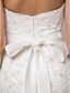 cheap Wedding Dresses-Mermaid / Trumpet Sweetheart Neckline Court Train Lace Made-To-Measure Wedding Dresses with Beading / Sash / Ribbon / Crystal Floral Pin by LAN TING BRIDE® / Removable train