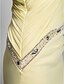 Χαμηλού Κόστους Φορέματα για Ειδικές Περιστάσεις-Ίσια Γραμμή Καρδιά Ουρά Σιφόν Φόρεμα με Χάντρες / Πλαϊνό ντραπέ με TS Couture®