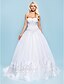 cheap Wedding Dresses-Hall Wedding Dresses Ball Gown Sweetheart Sleeveless Court Train Organza Bridal Gowns With Ruched Beading 2023 Summer Wedding Party, Women&#039;s Clothing
