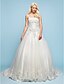 cheap Wedding Dresses-Hall Wedding Dresses Court Train A-Line Sleeveless Spaghetti Strap Satin With 2023 Spring Bridal Gowns