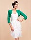 cheap Wraps &amp; Shawls-Half Sleeve Coats / Jackets Polyester Wedding / Party Evening / Party / Evening Wedding  Wraps / Women&#039;s Wrap With Embroidery