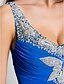 cheap Special Occasion Dresses-Sheath / Column Straps Floor Length Chiffon Open Back Prom / Formal Evening Dress with Beading / Crystals / Criss Cross by TS Couture®