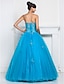 cheap Special Occasion Dresses-Ball Gown Strapless / Sweetheart Neckline Floor Length Tulle Dress with Beading / Appliques / Draping by TS Couture®