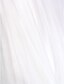 Недорогие Свадебные платья-С пышной юбкой Свадебные платья Сердцевидный вырез С длинным шлейфом Сатин Тюль Без рукавов Блестки и пайетки с Бусины Аппликации 2020