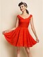 Χαμηλού Κόστους TS Φορέματα-Κόκκινο Φόρεμα - Αμάνικο Καλοκαίρι Κόκκινο