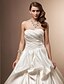 levne Svatební šaty-A-Linie Svatební šaty Srdcový výstřih Extra dlouhá vlečka Satén Bez rukávů s 2020