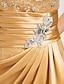 Χαμηλού Κόστους Κοκτέιλ Φορέματα-Ίσια Γραμμή Κλασσικό &amp; Διαχρονικό Φόρεμα Καλωσόρισμα Κοκτέιλ Πάρτι Κοντό / Μίνι Κοντομάνικο Ώμοι Έξω Ελαστικό Σατέν με Πιασίματα Πλαϊνό ντραπέ 2023