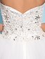 זול שמלות כלה-נשף שמלות חתונה לב (סוויטהארט) שובל כנסייה (צ&#039;אפל) סאטן טול ללא שרוולים ברק ונצנצים עם חרוזים אפליקציות 2020