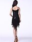 cheap Latin Dancewear-Dancewear Tulle Tassels With Sequins Latin Dance Dress for Ladies(More Colors)