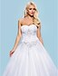 cheap Wedding Dresses-Hall Wedding Dresses Ball Gown Sweetheart Sleeveless Court Train Organza Bridal Gowns With Ruched Beading 2023 Summer Wedding Party, Women&#039;s Clothing