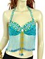 baratos Belly Dancewear-Belly Dance Beading Sequin Women&#039;s Sleeveless Chinlon Spandex / Performance