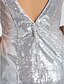 cheap Special Occasion Dresses-Sheath / Column Sparkle &amp; Shine Holiday Cocktail Party Dress Boat Neck Sleeveless Short / Mini Chiffon with Beading Sequin 2022