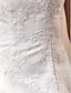 Недорогие Свадебные платья-А-силуэт Свадебные платья Bateau Neck С длинным шлейфом Кружево с цветочным мотивом по всей поверхности обычные с Кружева 2020