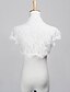 cheap Wraps &amp; Shawls-Short Sleeve Shrugs Lace Wedding / Party Evening / Casual Wedding  Wraps With