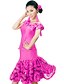 preiswerte Kleidung für lateinamerikanische Tänze-Latein-Tanz Austattungen Damen Training Viskose Paillette Blume Normal