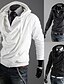 cheap Men&#039;s Outerwear-Men&#039;s Solid Colored False two Hoodie Sweater