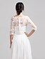 cheap Wraps &amp; Shawls-Coats / Jackets Lace Wedding / Party Evening / Casual Wedding  Wraps With