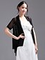 cheap Wraps &amp; Shawls-Short Sleeve Coats / Jackets Lace / Tulle Party Evening / Casual Wedding  Wraps With